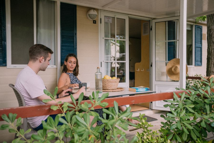 Camping Caballo de Mar-Charme Ac-Mobil Home modesto Foto exterior