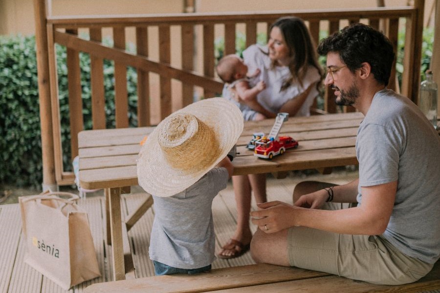 2Camping Senia Riu Terraza Glamping Woody tienda de lujo