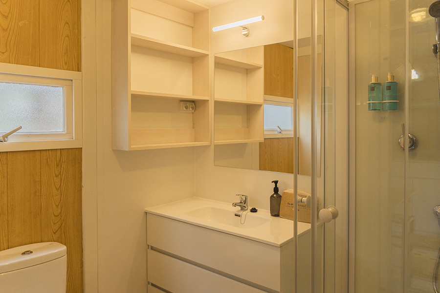 Litera y cama en Bungalow Campitel AC