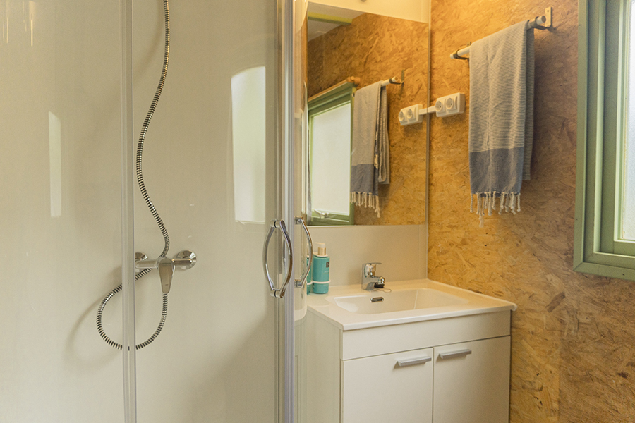 Habitacion del bungalow Economico Campeco