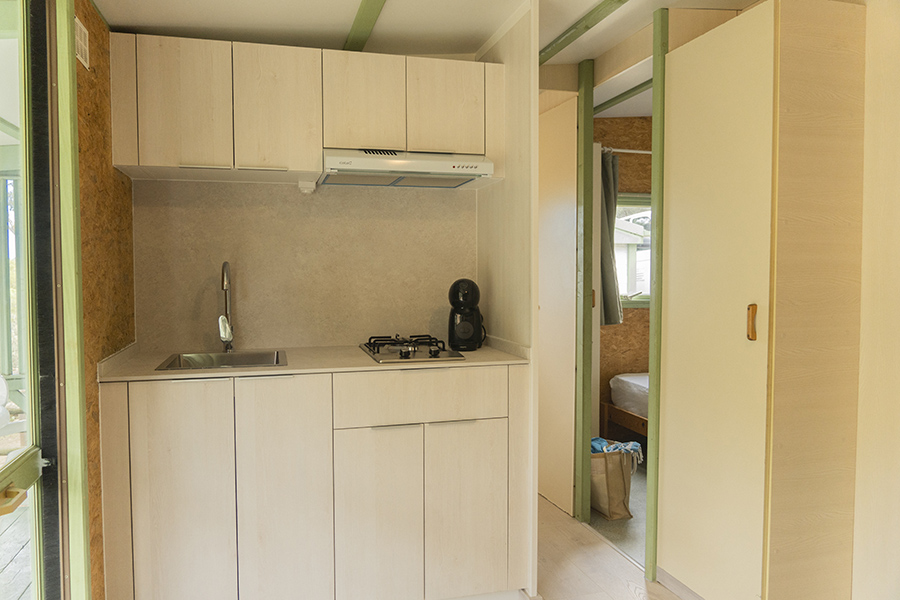 Habitacion del bungalow Economico Campeco