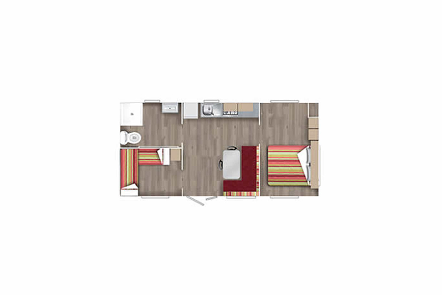 Mobil-home Comfort Sole Plan