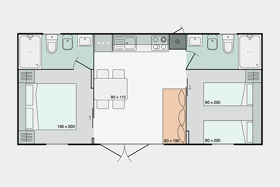 Mobile Home Comfort Split Plan