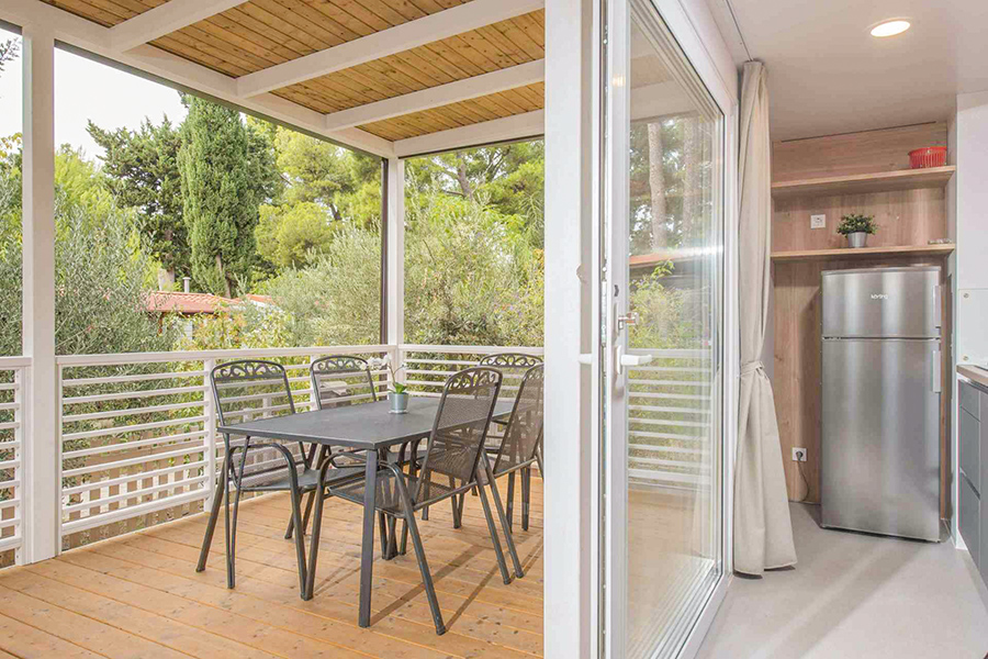 Mobil Home Comfort Plus Entrada Terraza