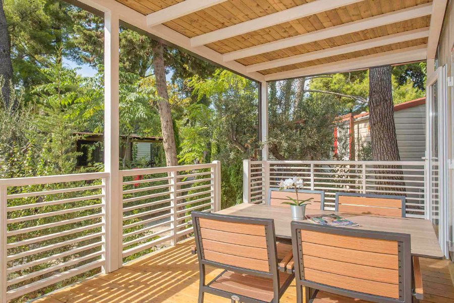 Mobile Home Comfort Split Buitenterras