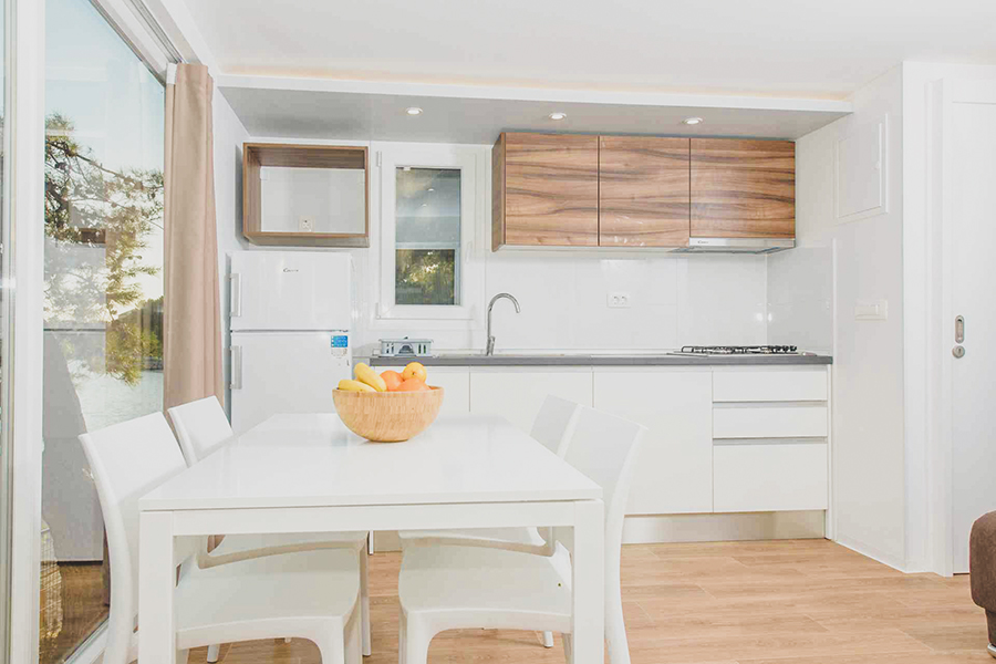 Mobilheim Vista, Meerblick. Küche