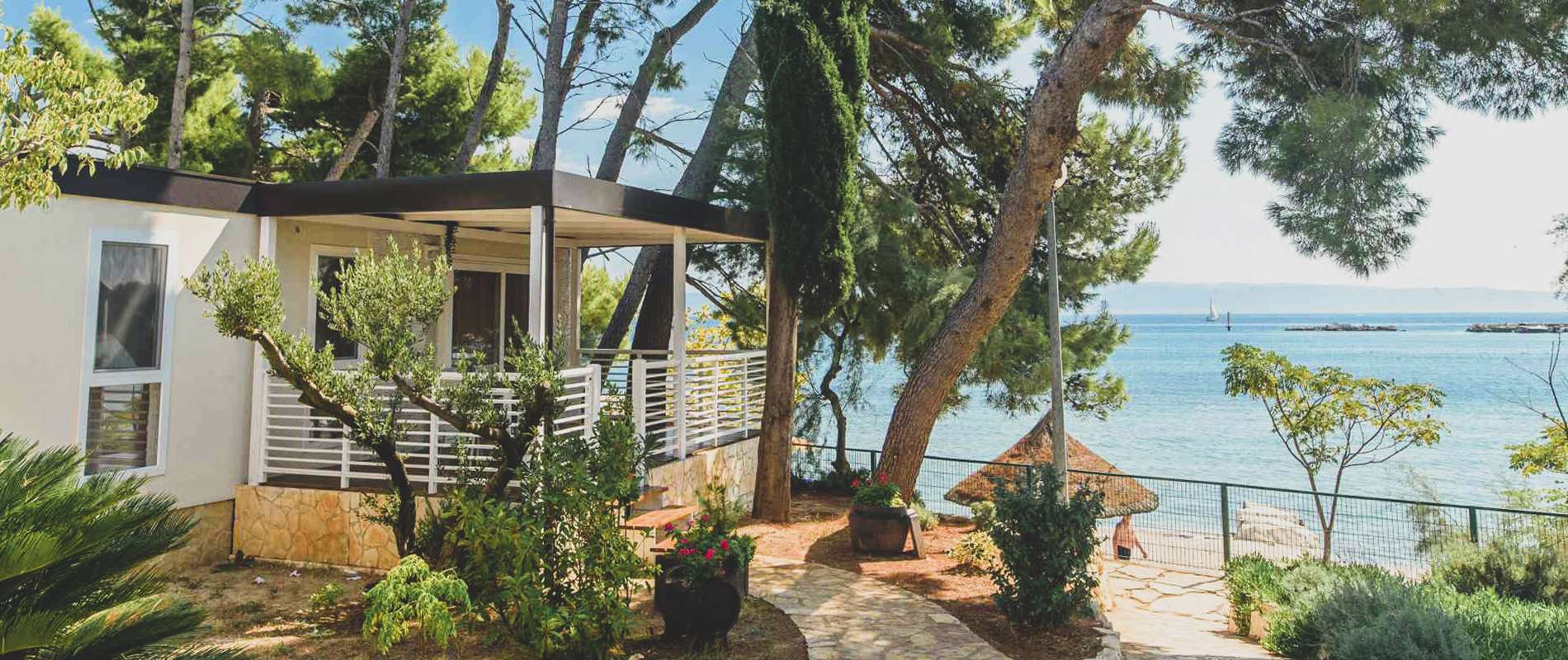 Mobilheim Vista, Meerblick. Außenabdeckung