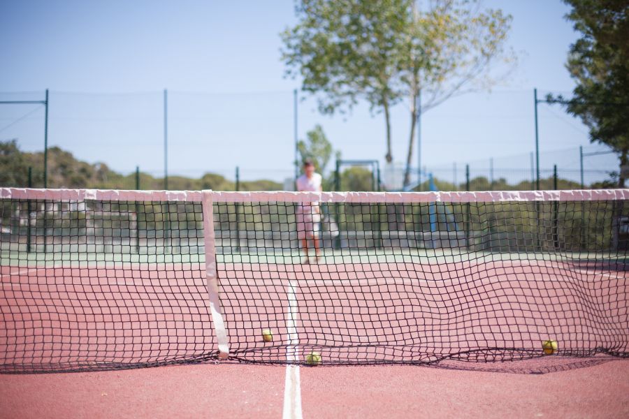 Camping with tennis court on the Costa Brava