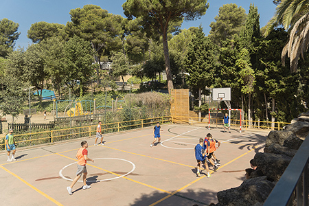 Pista de futbol del Camping Cala gogo