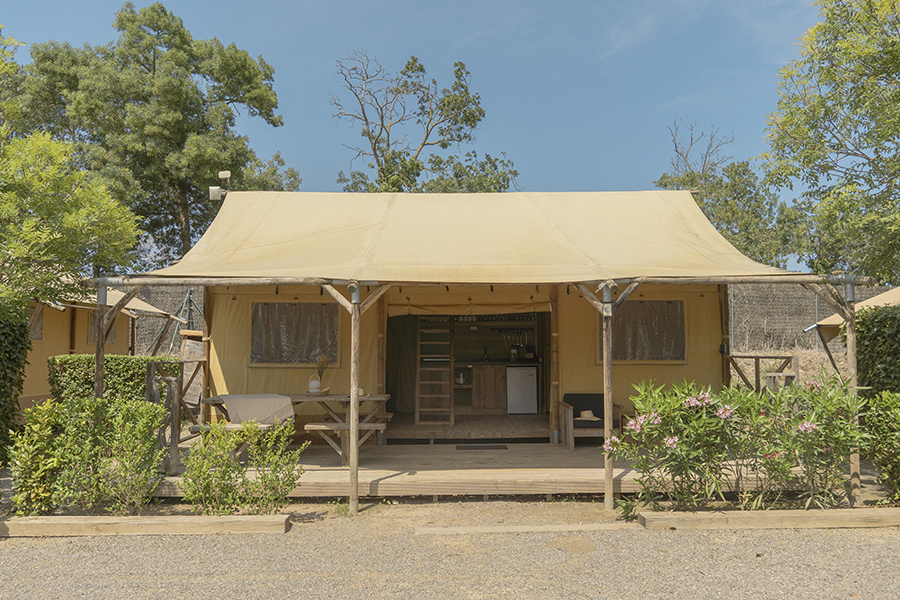 1Camping Senia Riu Exterior glamping XL para grupos