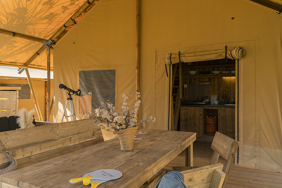 Camping Caballo de Mar Glamping Loft escalera Glamping en la playa