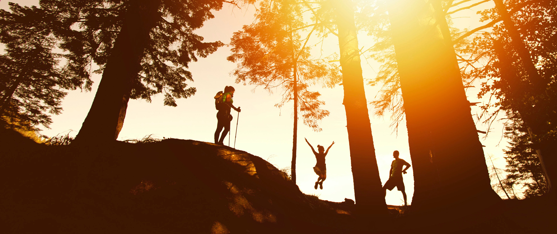 Senderismo en el camping