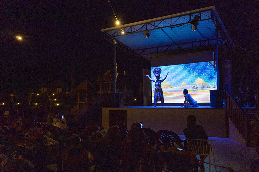 Camping with shows for families