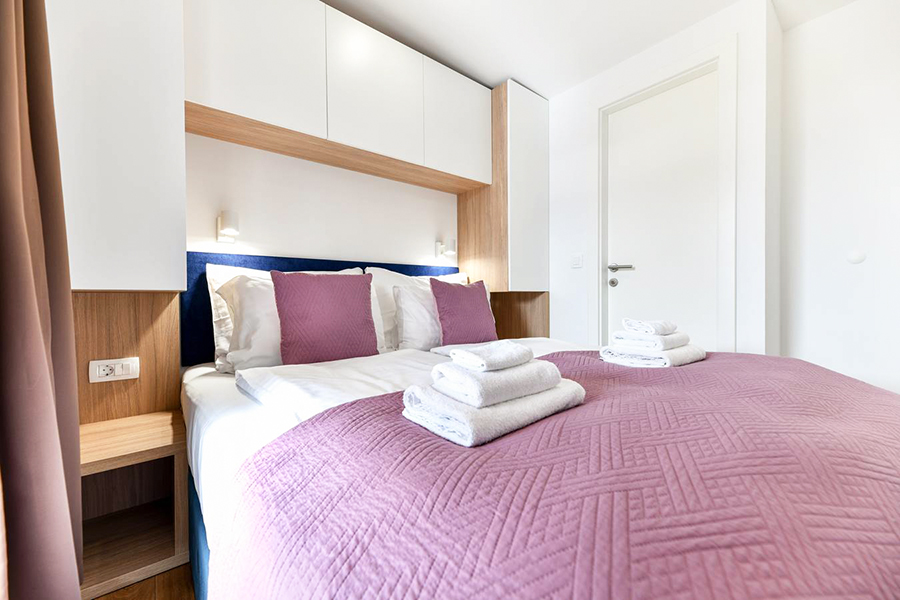 Mobile Home 3 slaapkamers tweepersoonsbed