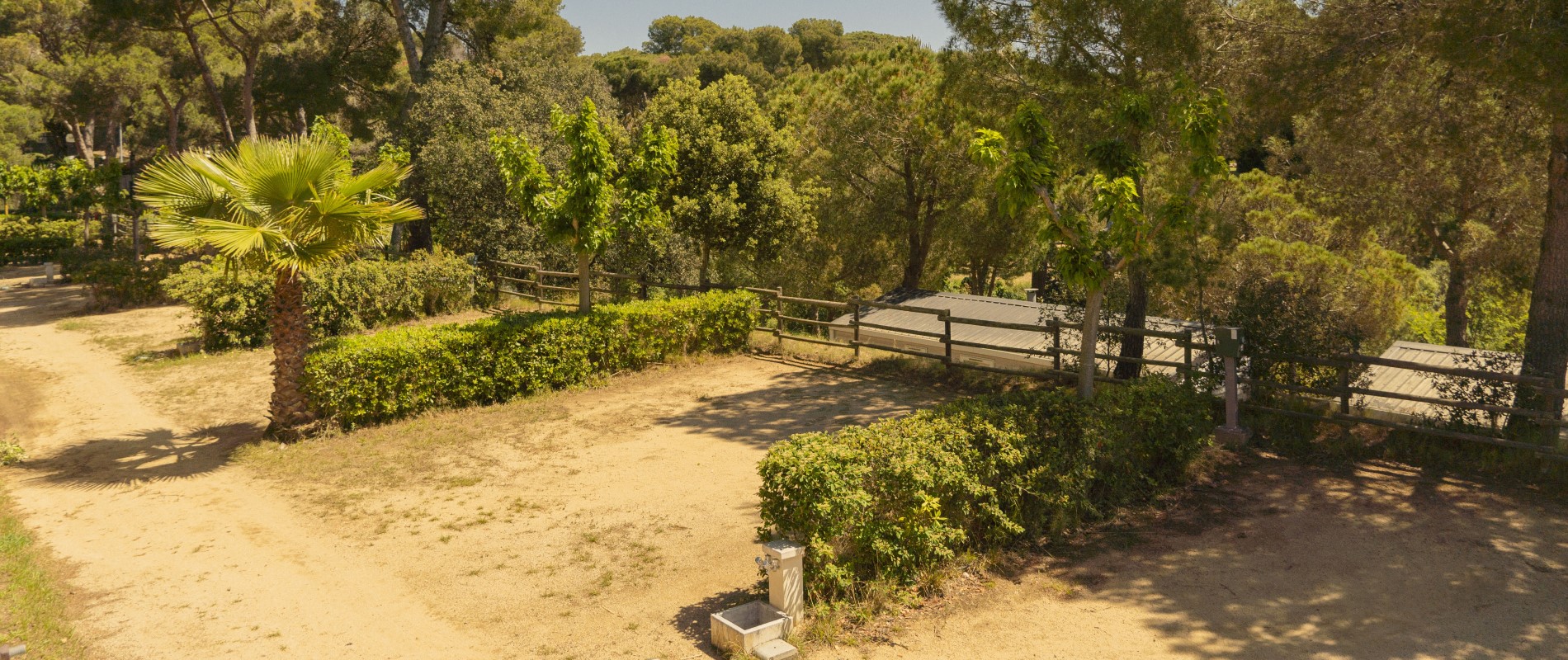 Kamp Cala Gogo - Prikolica na plaži