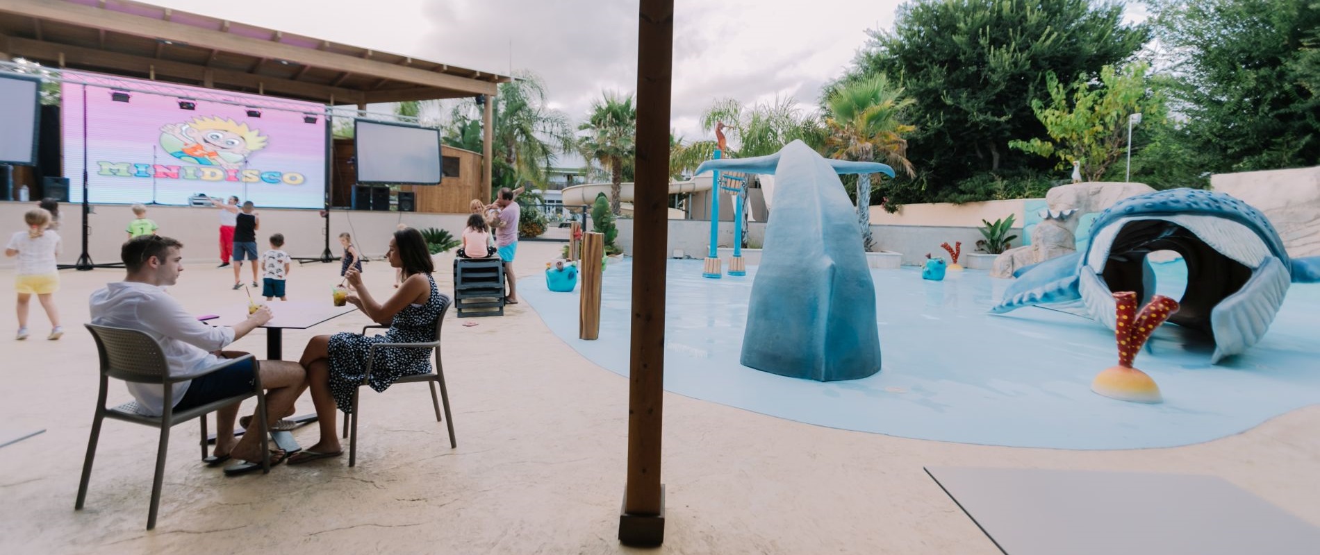 Camping Caballo de Mar Camping mit Tanz