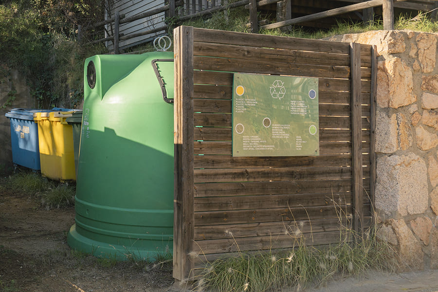 campings senia puntos reciclaje