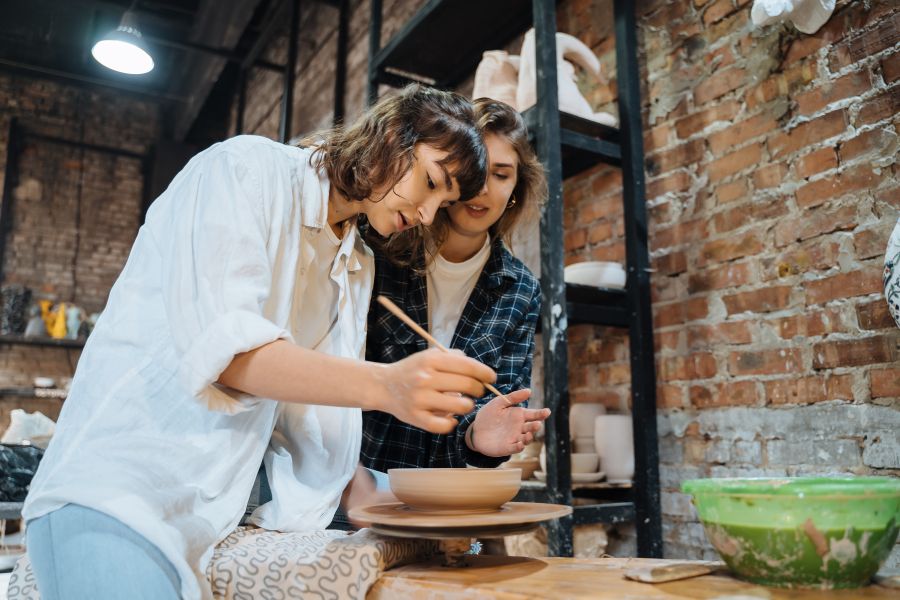 actividad creativa cerámica