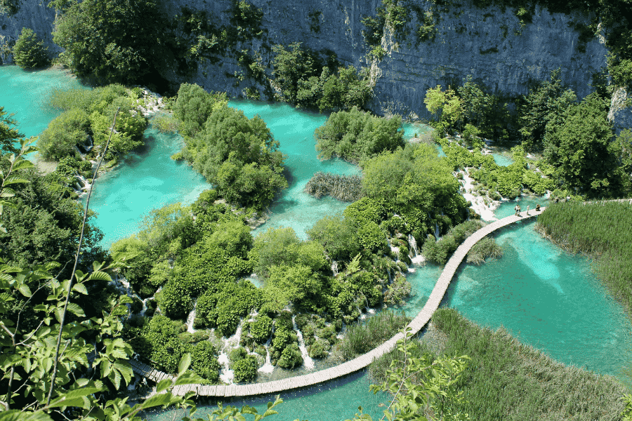 parque nacional de los lagos de plitvice croacia
